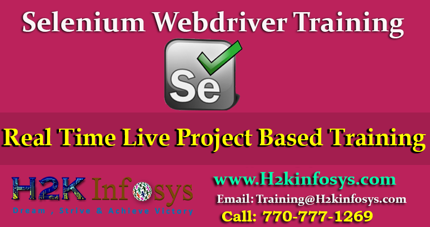 Best Selenium Online Training Course in USA