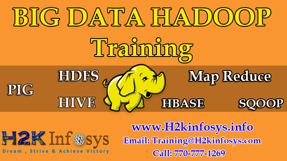 Hadoop Big Data Online Training