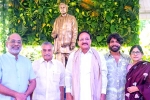 ANR 100th Birthday visuals, ANR 100th Birthday breaking news, anr statue inaugurated, Mohan babu