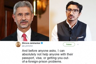 New Foreign Minister&rsquo;s Son Dhruva Jaishankar Says He Can&rsquo;t Help with Passport Woes in Cheeky Tweet