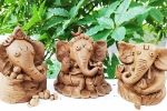 which clay is used for making ganesha, how to make ganesh with clay soil, how to make eco friendly ganesh idol from clay at home, Ganesh chaturthi