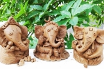 how to make ganesha with paper, how to make ganesha with clay step by step, how to make eco friendly ganesh idol from clay at home, Lord ganesh