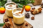 Eggnog making, Eggnog Christmas drink, what is eggnog a popular festive christmas drink, Bourbon