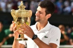 Wimbledon, Wimbledon title winner, novak djokovic beats roger federer to win fifth wimbledon title in longest ever final, Wimbledon title