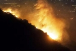 California Wildfire breaking, California Wildfire damage, fresh fire erupts in los angeles, County