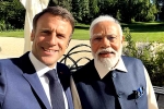 Narendra Modi, Emmanuel Macron and Narendra Modi latest, france and indian prime ministers share their friendship on social media, Bonding