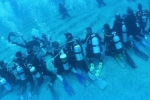 NRI creates world record, Guinness world record, nri and team creates guinness world record, Scuba diving