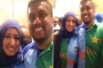 Indo-Pak Jerseys, Indian-Pakistani Couple, ind vs pak icc world cup 2019 indian pakistani couple spotted wearing half and half indo pak jerseys, Retweet