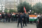 london protest indians, indians pulwama london., indians protest in london over pulwama terror attack, Inidan