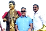 Superstar Krishna statue in Vijayawada, Superstar Krishna, kamal haasan unveiled statue of superstar krishna, Guru nanak