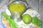 Mango Rasam, Mango Rasam, south indian style soup mango rasam, Mango pieces