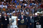 us independence year, 4th of july celebrations, trump celebrates american independence day with massive military parade, One nation