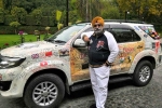 india to england by road map, singh, meet 60 yr old traveler who completed road trip from delhi to london covering 33 countries in 150 days, Arnold