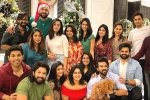 Ram Charan, Sai Dharam Tej, mega heroes bond over christmas party, Allu sirish