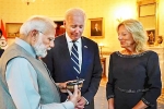 Narendra Modi diamond, Narendra Modi given gifts, modi s 20 000 diamond becomes most expensive gift to biden family, Narendra modi diamond