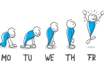 stress, stress, kick off your monday blues, Happy days