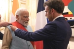 Narendra Modi France honour, Narendra Modi new updates, narendra modi awarded france s highest honour, Modi in france