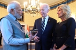 Narendra Modi news, Jill Biden, narendra modi gifts 75 carat diamond to jill biden, Narendra modi diamond