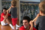 Novak Djokovic tweet, Novak Djokovic tweet, is tennis star novak djokovic a devotee of lord krishna this viral pic with his kids is a proof, Roger federer