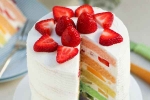 recipe, baking, rainbow cake easy recipe make at home, Chips