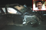 Rajasekhar, Rajasekhar breaking news, rajasekhar meets with a road accident, Mercedes