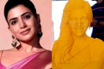 Samantha fans, Samantha temple news, samantha gets a temple from her fan, Tirupati