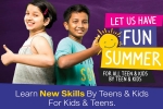 ADITYA MAHESHWARI, SANJANA KARRA, this summer enroll your kids in the summer fun activities organised by the youth empowerment foundation, Life style
