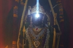 Surya Tilak Ram Lalla idol 2024, Ram Mandir, surya tilak illuminates ram lalla idol in ayodhya, Ram mandir