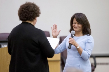 Susheela Jayapal Sworn in as Multnomah County commissioner