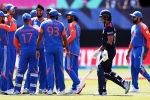 India Vs USA scorecard, India Vs USA breaking updates, t20 world cup team india marches into super 8, Aaron