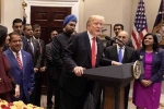 Trump, Indian Americans, trump praises india americans for playing incredible role in his admin, Nisha desai biswal