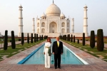 India visit, Narendra Modi, president trump and the first lady s visit to taj mahal in agra, World heritage site