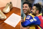 Yuvraj Singh news, Virat Kohli and Yuvraj Singh latest, virat kohli thanks yuvraj singh for his gesture, Boots