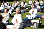 yoga celebrations all over the world, international yoga day 2018 logo, yoga day celebrations begin across the globe, Zindagi 50 50