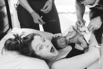 nancy ray instagram post, pregnancy and parenting, mother s moment of surprise perfectly captured after she births a boy while expecting a girl goes viral, Jolly