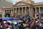 Sri Lanka Crisis for dollars, Sri Lanka for petrol, sri lanka crisis protestors break into pm s office, Speaker